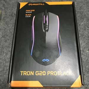 맥스틸 TRON G20 PRO PMW 3330 RGB 게이밍 마우스