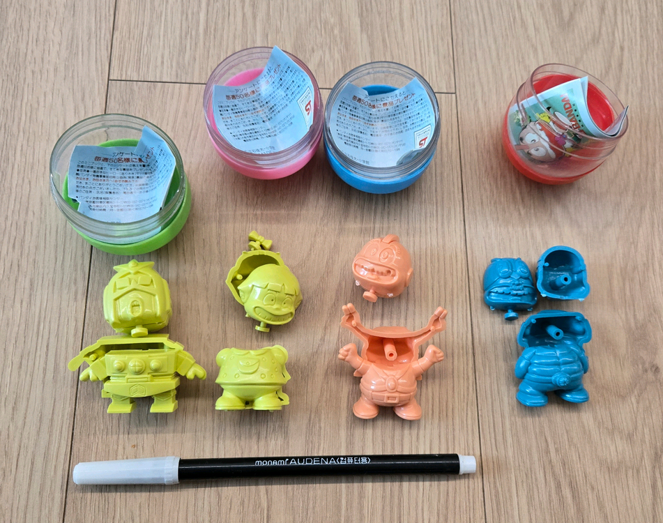 고전 초인 킨타맨 미니피규어4종--2