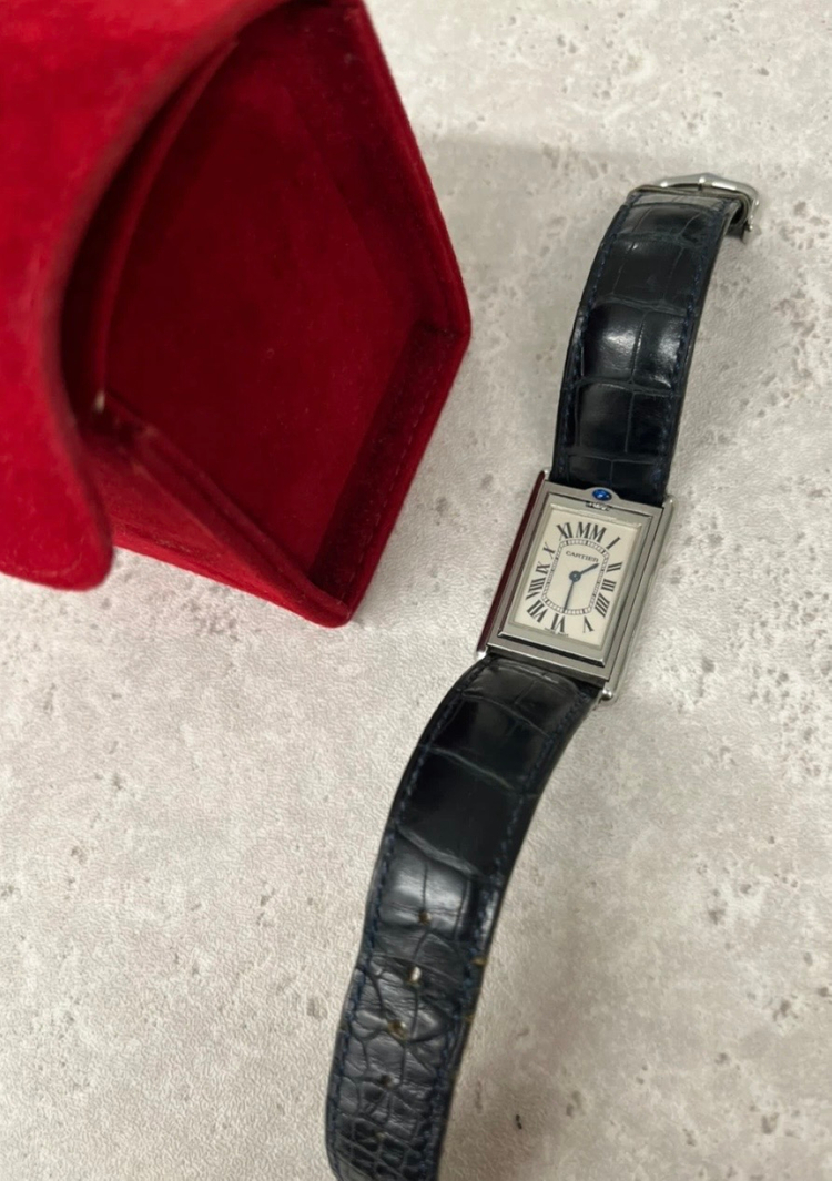 까르띠에 바스쿨란트 시계(남성용)--1