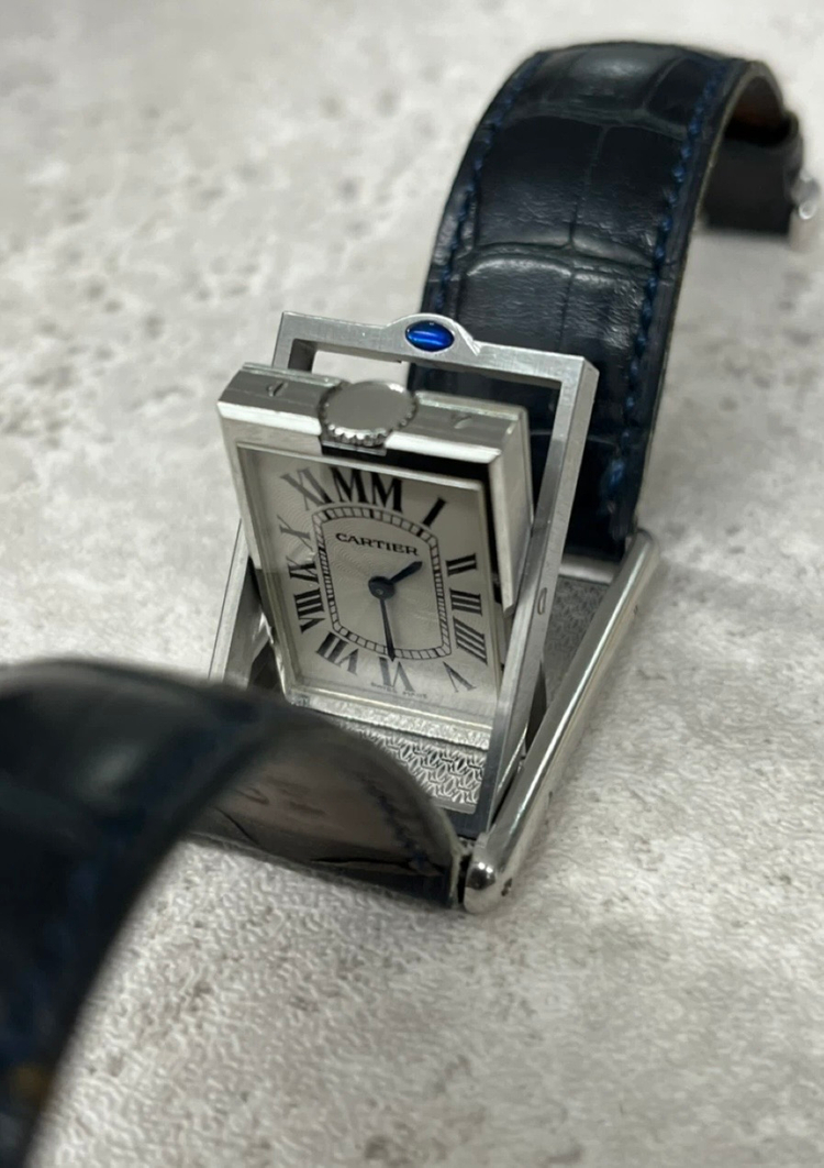 까르띠에 바스쿨란트 시계(남성용)--4