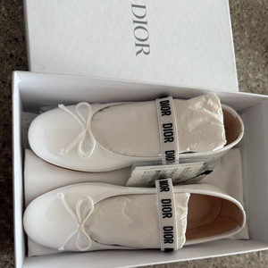 디올 키즈 발레리나 플랫슈즈 32사이즈 (195-200)