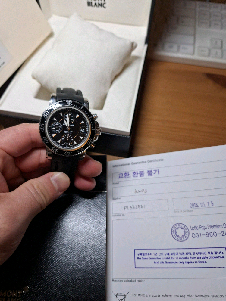 몽블랑 스포츠 오토매틱 남성 시계--1
