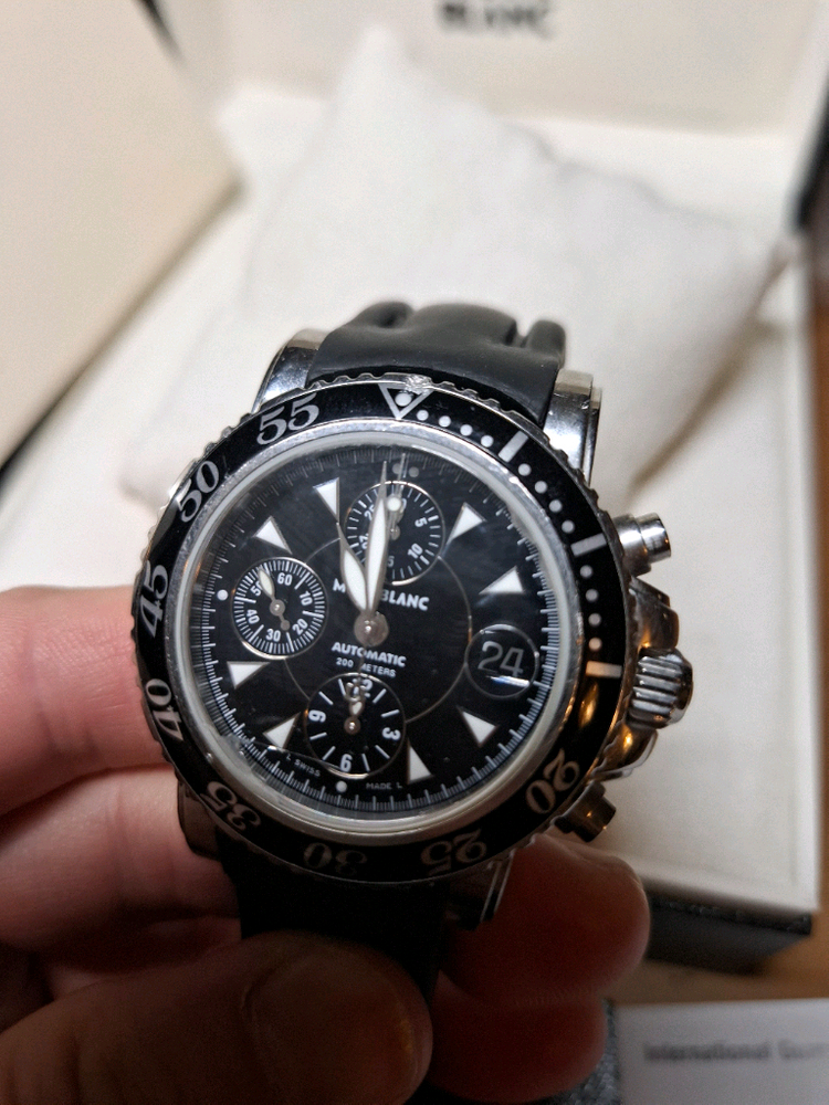 몽블랑 스포츠 오토매틱 남성 시계--4