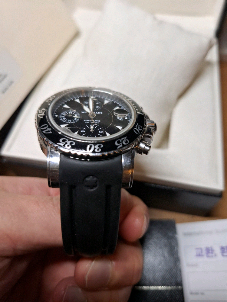 몽블랑 스포츠 오토매틱 남성 시계--7
