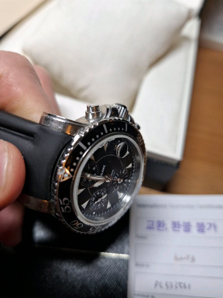 몽블랑 스포츠 오토매틱 남성 시계--8