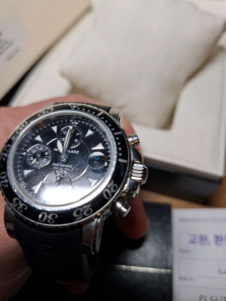 몽블랑 스포츠 오토매틱 남성 시계--9