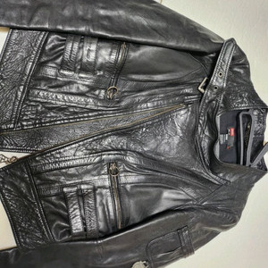 디젤 여성 양가죽 라이더 자켓