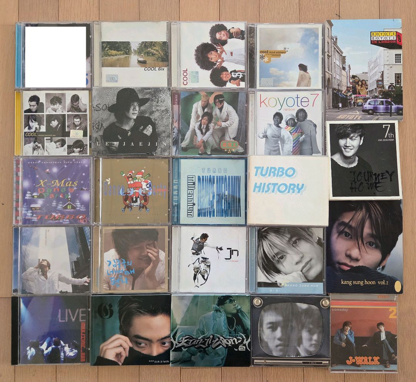 가요CD4 남자그룹 (H.O.T G.O.D 동방신기 TURBO 신화 DJ. DOC 클론 2PM 젝스키스 COOL 코 이미지