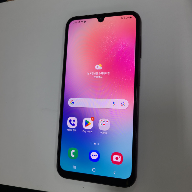 갤럭시 A24 버건디 128G SK S급 209582--1