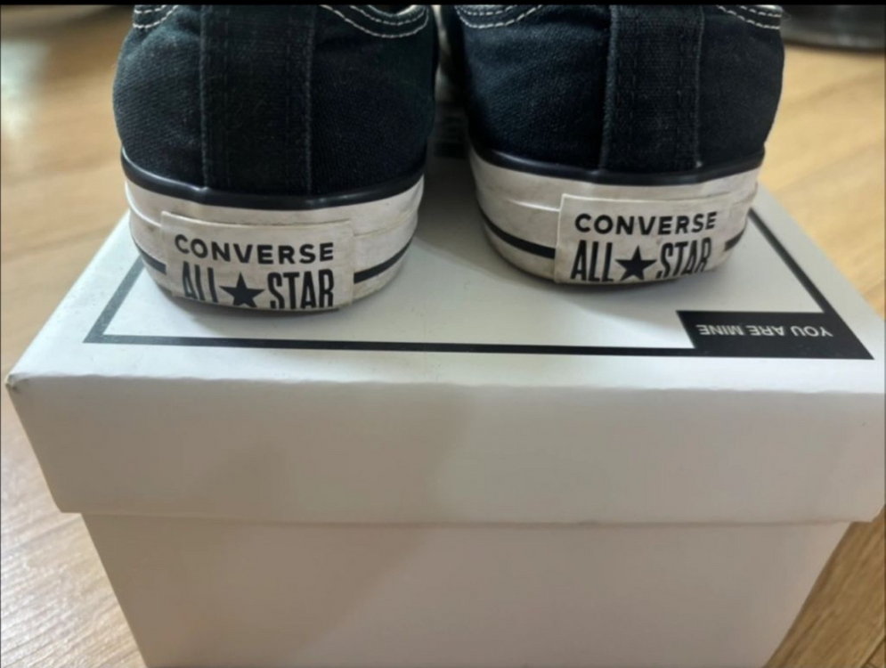 컨버스 척테일러 올스타 로우 블랙--2