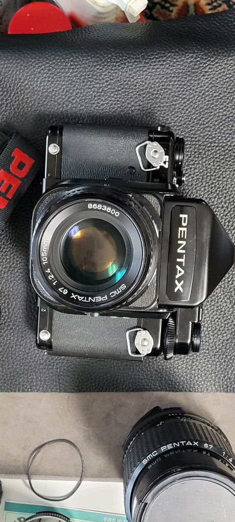 중형)펜탁스 67 105mmf2.4 광각 망원렌즈 이미지