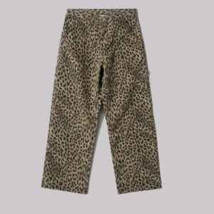 큐티에잇 레오파드 카펜더 팬츠 L 새상품