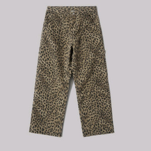 큐티에잇 레오파드 카펜더 팬츠 L 새상품