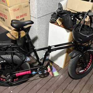 우라노fd20 팻바이크 미니벨로 자전거 판매