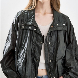 시스템 크링클 집업 점퍼