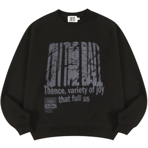 남녀공용 로고 프린트 긴팔티 s