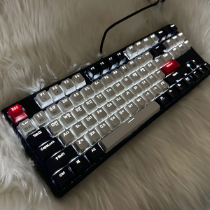 [당일출발]앱코해커 K611네이비화이트 텐키리스 키보드 이미지