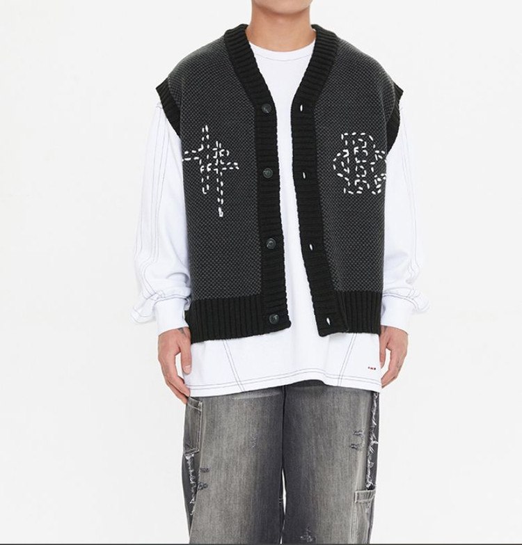 남녀공용 니트 베스트 m, 이미지