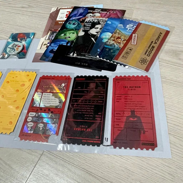 더배트맨 오리지널 티켓 수어사이드스쿼드 루카 크루엘라 소울 톰과제리 오티 이미지