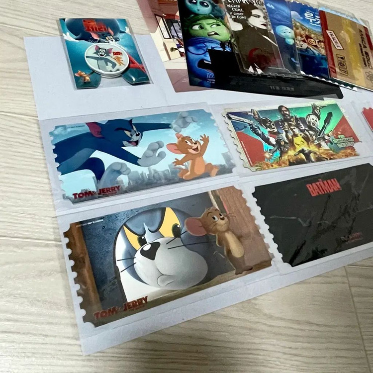 더배트맨 오리지널 티켓 수어사이드스쿼드 루카 크루엘라 소울 톰과제리 오티 이미지