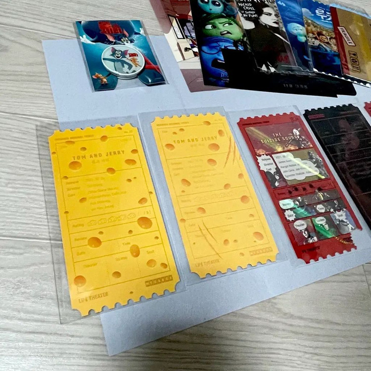 더배트맨 오리지널 티켓 수어사이드스쿼드 루카 크루엘라 소울 톰과제리 오티 이미지