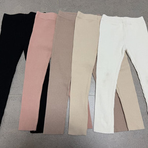 더 랄라 아기 유아 골지 레깅스 XL 5~6세