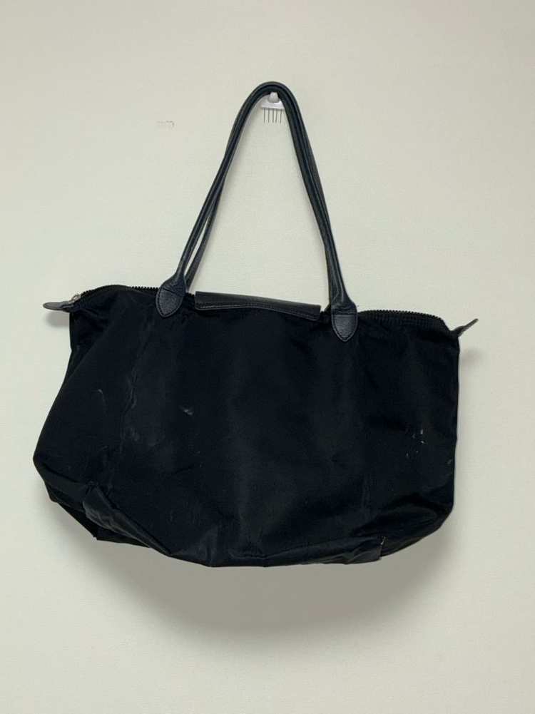 롱샴 르플리아쥬 블랙 숄더백--1