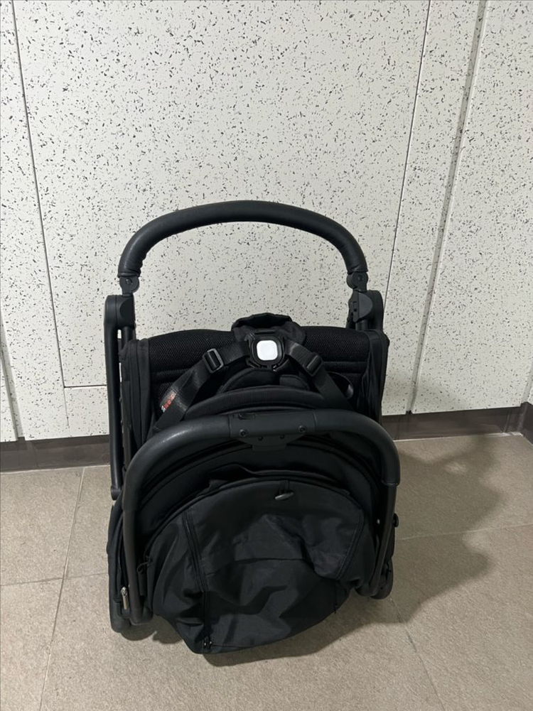 페도라 오토폴딩 휴대용 유모차--6