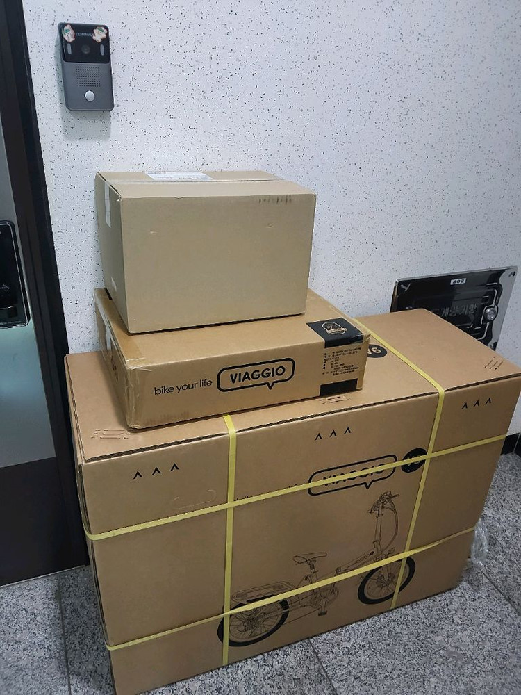 비아지오v6 접이식전기자전거 새상푸 이미지