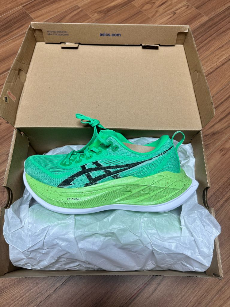 (새상품)아식스 슈퍼블라스트 2 에키덴 그린 250mm 이미지