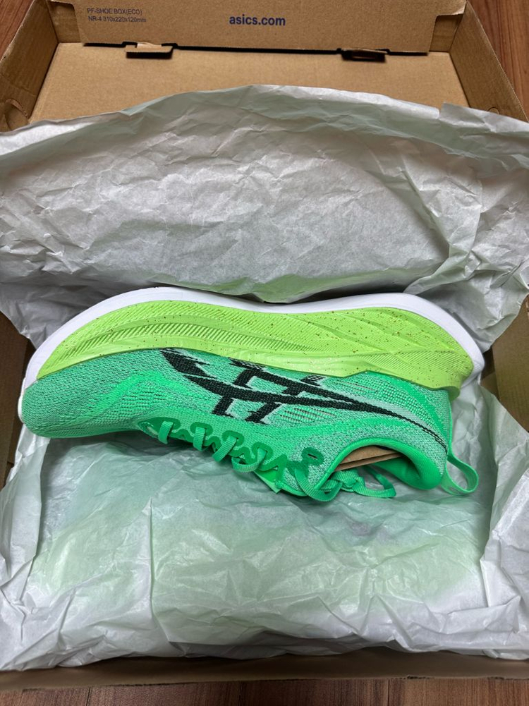 (새상품)아식스 슈퍼블라스트 2 에키덴 그린 250mm 이미지