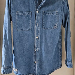 캉골키즈 데님셔츠 145 상태좋음