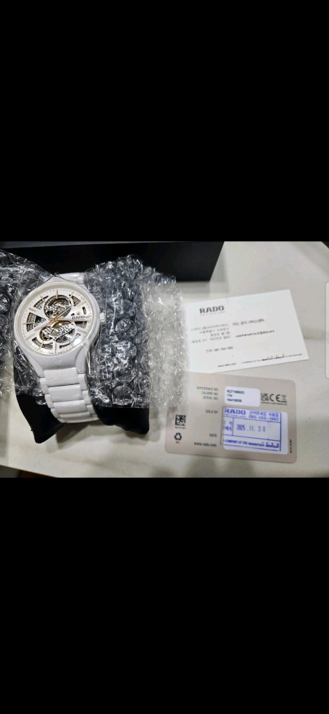 (새상품) 라도 트루 오픈하트 오토매틱 시계--1