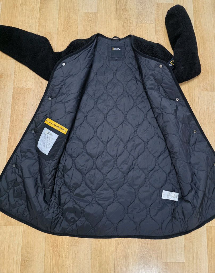 (택포)내셔널지오그래픽 뽀글이 롱후리스 여 95--2