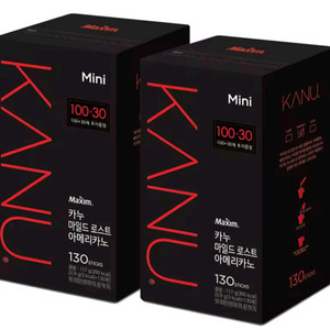 선착순)카누 미니 마일드 아메리카노 130개2박스 무료배송43900원