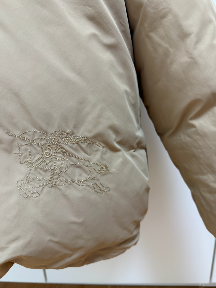 버버리 키즈 리버시블 패딩 10y--6