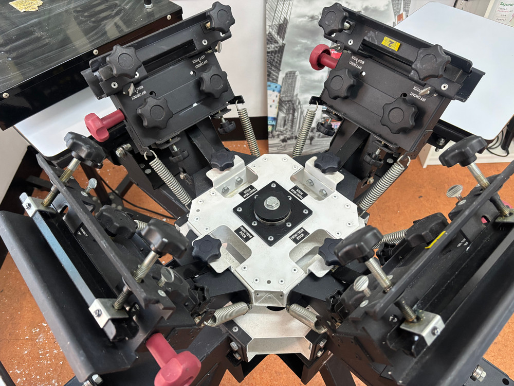 바스텍스 실크스크린 나염 로터리, 컨베이어 건조기 경화기 나염기계 팝니다--1