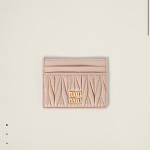미우미우 마테라쎄 나파 카드지갑
