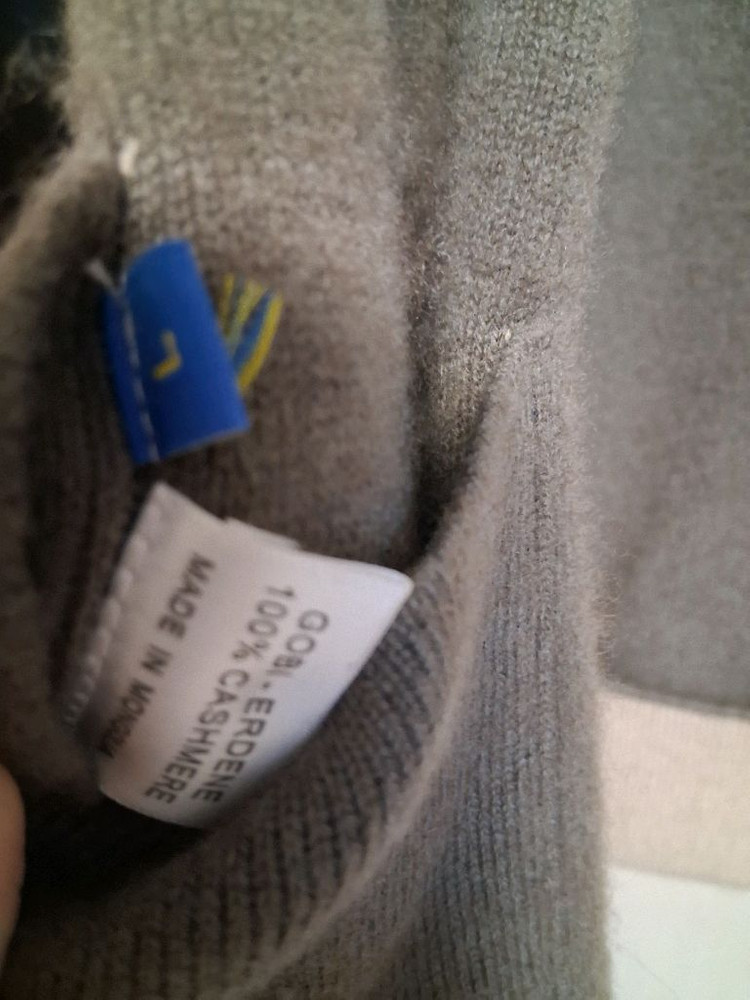 캐시미어 100% 양면 후드 롱 가디건 이미지