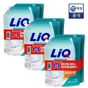 선착순)리큐 액체세제 세탁세제 6팩 무료배송15900원