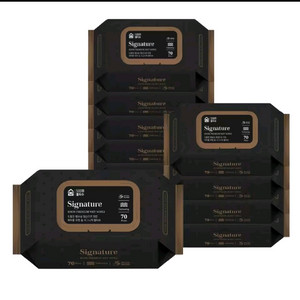 숨 시그니처 캡형물티슈 70매 10팩당 무료배송9500원