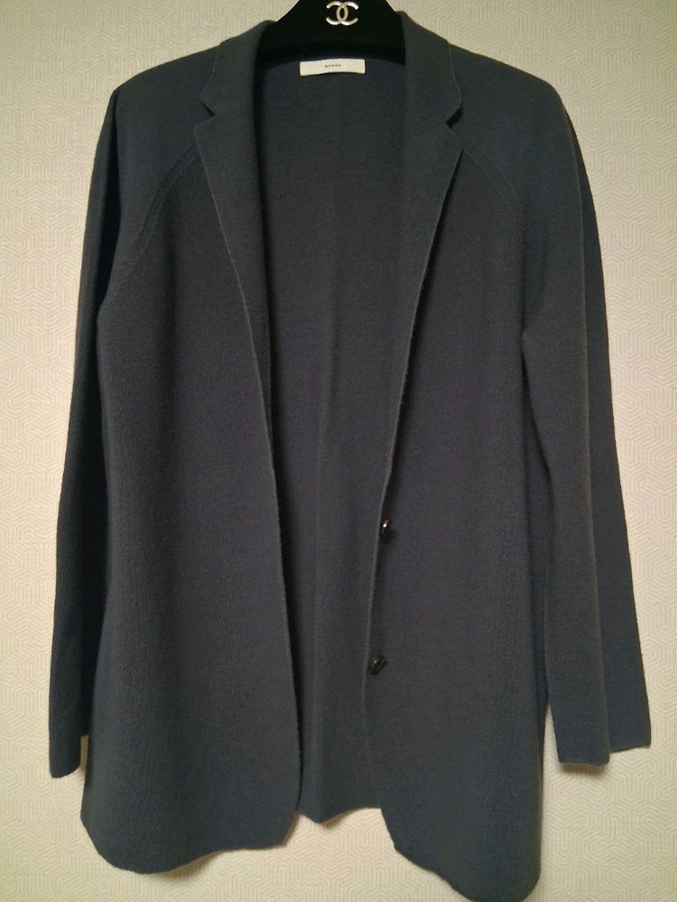 보웬 홀가먼트 울 카라 니트 자켓 이미지