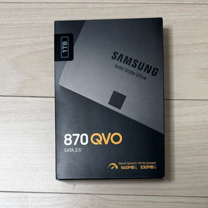삼성 870 QVO 1TB SSD 미개봉)