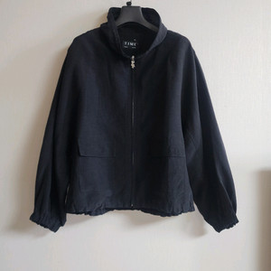 타임 플랩 포켓 밴딩 집업 점퍼 (한섬 모크넥 크롭 점퍼 마인 랑방컬렉션 오브제