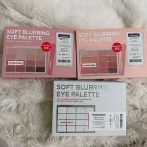 (교환)미개봉 웨이크메이크 소프트 블러링 아이섀도우팔레트8호캔디코랄,26뮤트로즈,27실버크러쉬
