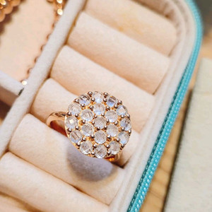 18k화이트토파즈 원석반지 거진매입가!!