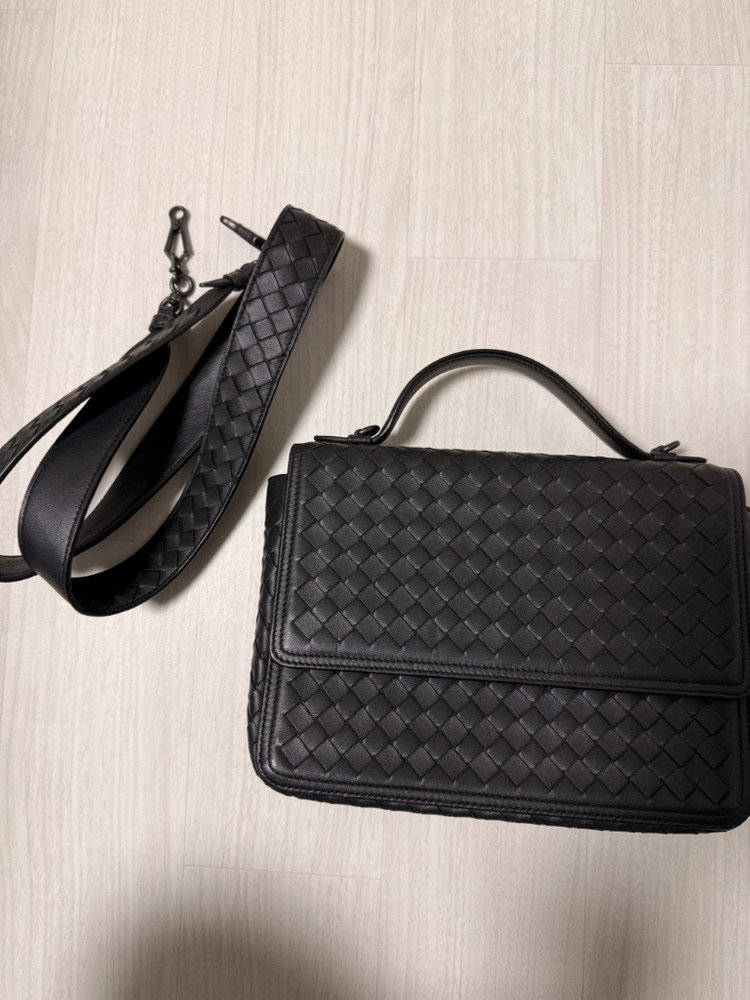 보테가베네타 인트레치아토 위빙 핸드백--4
