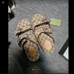 구찌 남성 스트랩 슬라이드 샌들 10사이즈
