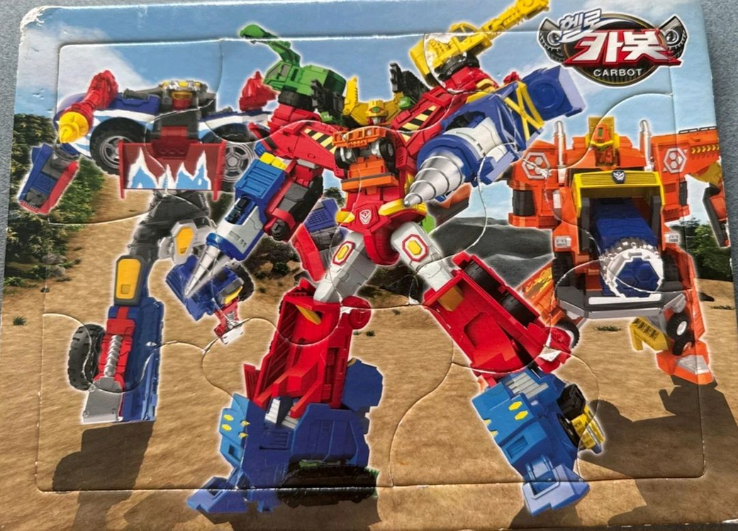 뽀로로 헬로카봇 퍼즐 일괄판매 무료배송 9개--2