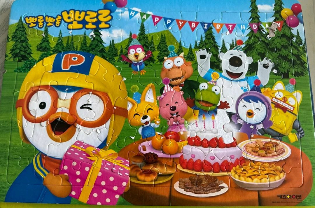 뽀로로 헬로카봇 퍼즐 일괄판매 무료배송 9개--3